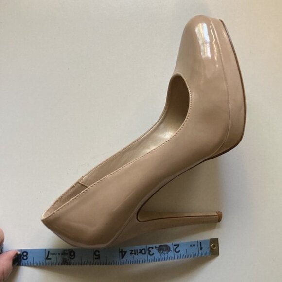 π β¨ Aldo Nude Patent Leather Platform Stiletto Heels | Size 38 - Picture 10 of 12